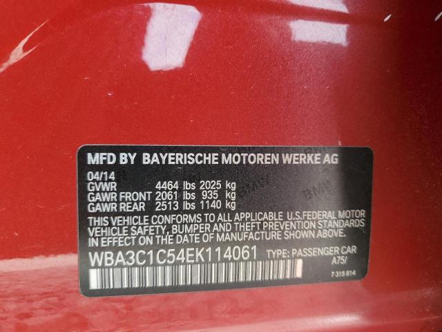 WBA3C1C54EK114061 BMW 328 I Sulev