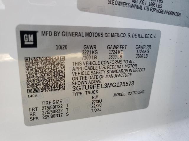 3GTU9FEL3MG125573 GMC Sierra K1500 Denali