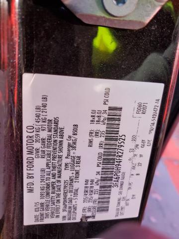 3FA6P0H94FR279525 Ford FUSION SE