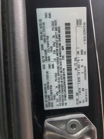 1FMCU0GDXKUB30174 Ford ESCAPE SE