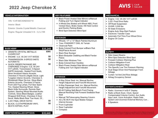 1C4PJMCX0ND555719 Jeep Cherokee Latitude