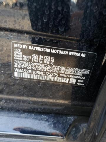 WBA53BH05NCJ23325 BMW 530 I