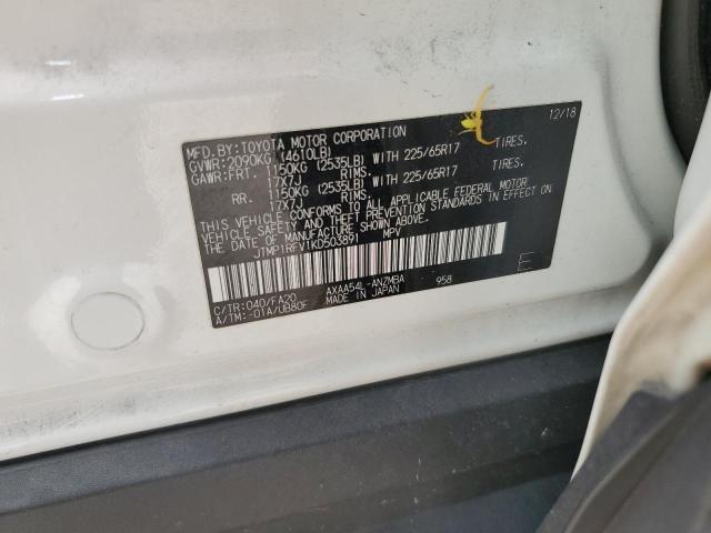 JTMP1RFV1KD503891 Toyota Rav4 Xle