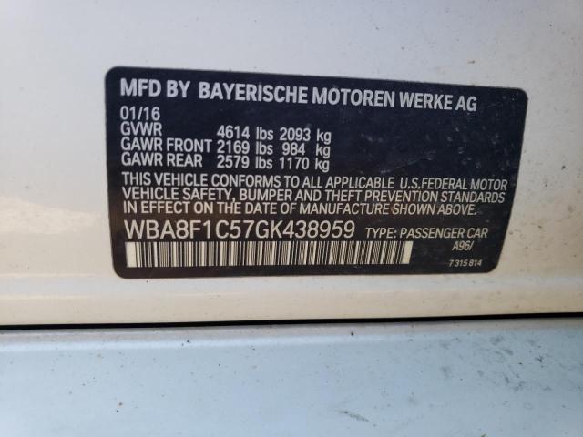 WBA8F1C57GK438959 BMW 328 D Xdrive