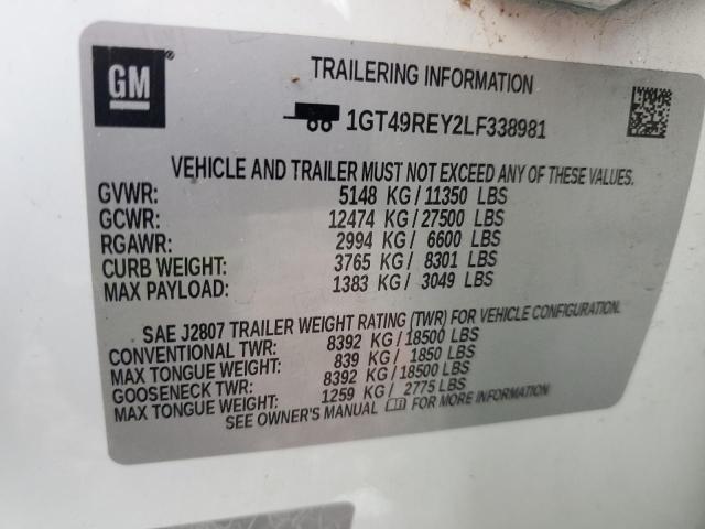 1GT49REY2LF338981 GMC Sierra K2500 Denali