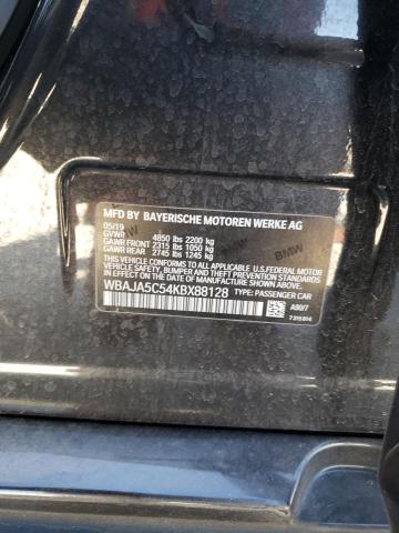 WBAJA5C54KBX88128 BMW 530 I