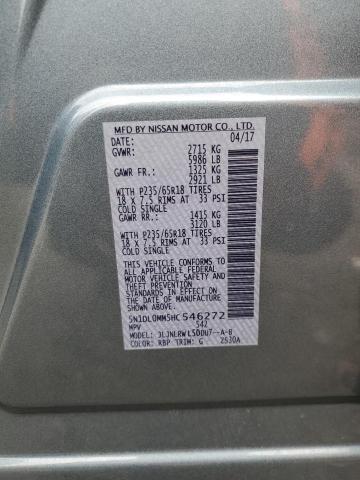 5N1DL0MM5HC546272 Infiniti QX60