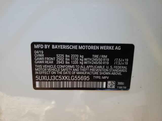 5UXUJ3C5XKLG55695 BMW X4 Xdrive30i