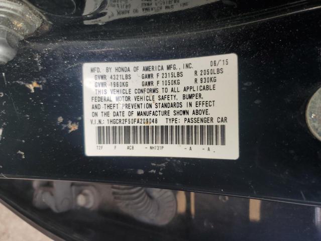 1HGCR2F50FA209048 Honda Accord Sport