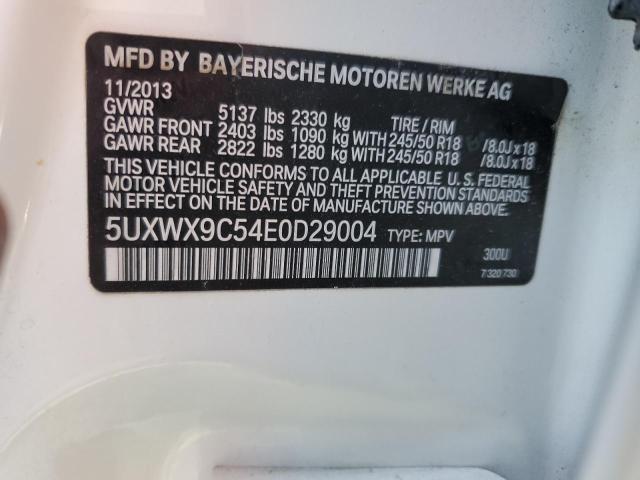 5UXWX9C54E0D29004 BMW X3 Xdrive28i