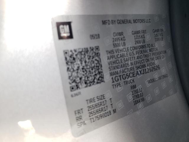 1GTG5CEAXJ1292626 GMC CANYON SLE