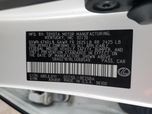 58ADZ1B18LU068549 Lexus ES 350