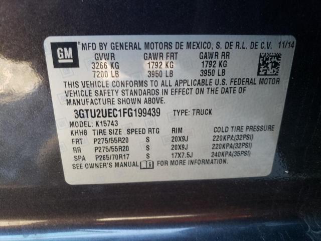 3GTU2UEC1FG199439 GMC Sierra K1500 Sle
