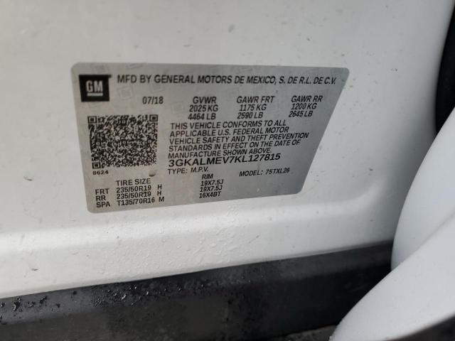 3GKALMEV7KL127815 GMC Terrain Sle