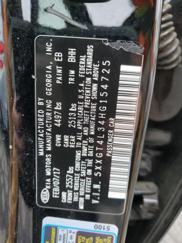 5XXGT4L34HG154725 KIA Optima Lx