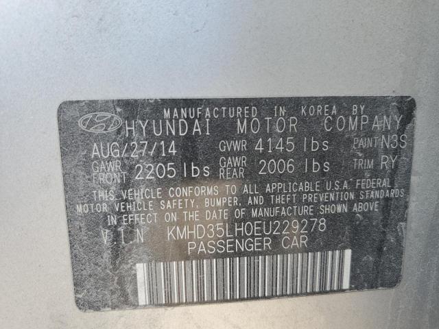 KMHD35LH0EU229278 Hyundai ELANTRA GT