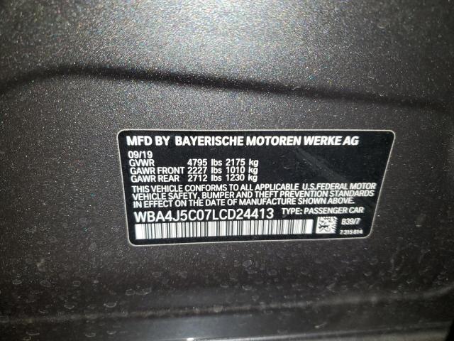 WBA4J5C07LCD24413 BMW 440i Gran Coupe