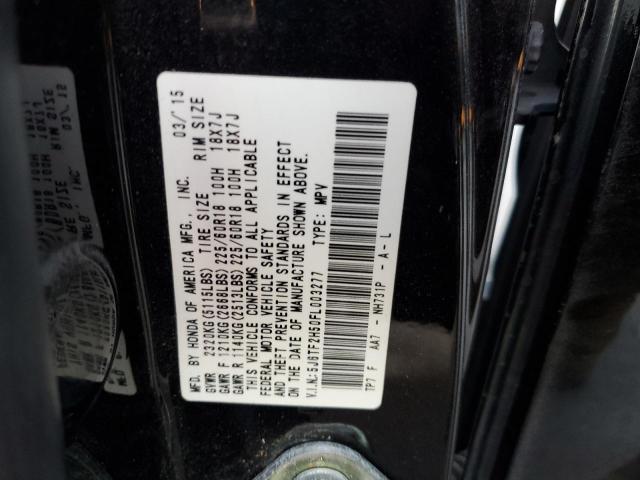 5J6TF2H50FL003277 Honda Crosstour Exl