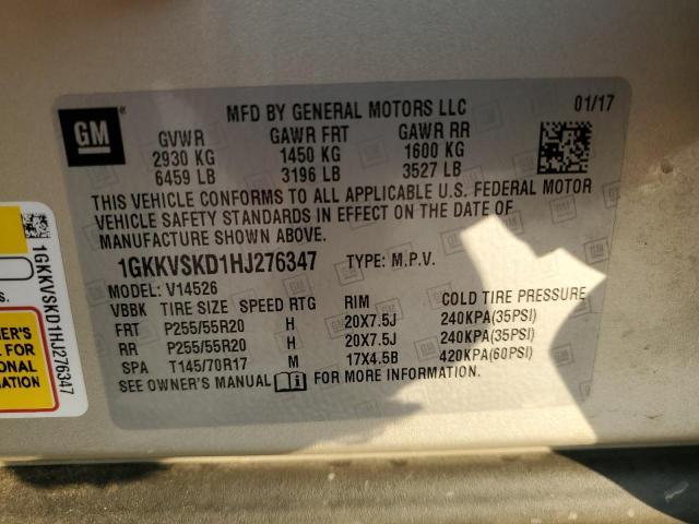 1GKKVSKD1HJ276347 GMC Acadia Limited Slt-2