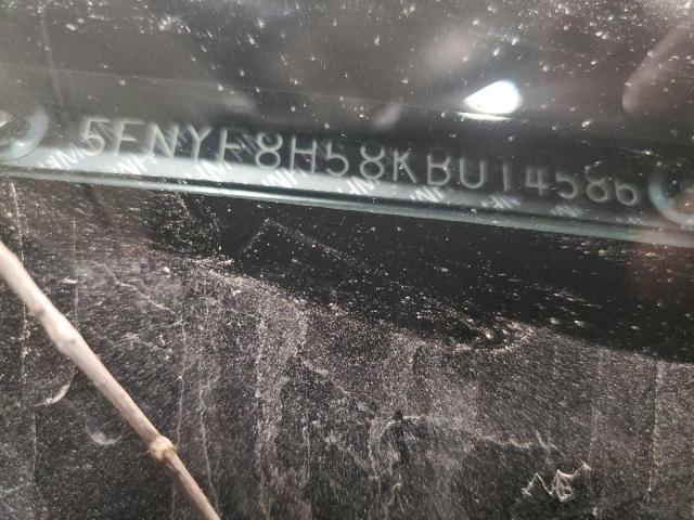 5FNYF8H58KB014586 Honda Passport Exl