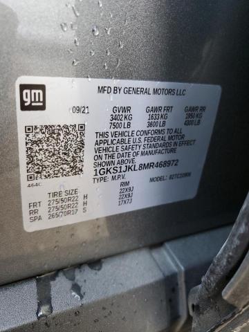 1GKS1JKL8MR468972 GMC YUKON XL DENALI