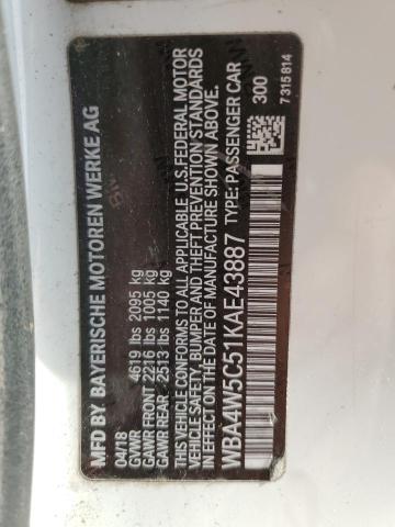 WBA4W5C51KAE43887 BMW 430xi