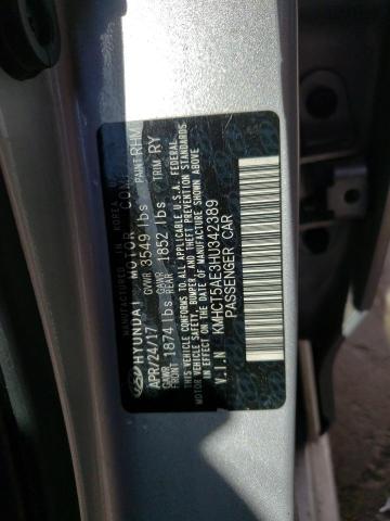 KMHCT5AE3HU342389 Hyundai ACCENT SE