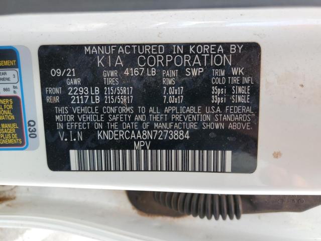 KNDERCAA8N7273884 KIA nu