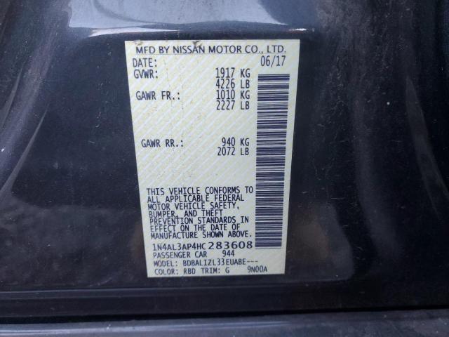 1N4AL3AP4HC283608 Nissan ALTIMA 2.5