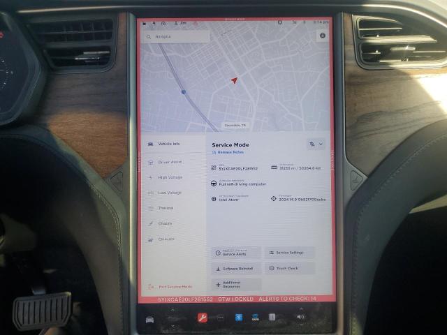 5YJXCAE20LF281552 Tesla MODEL X