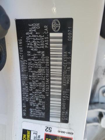 4T1G31AK1RU070880 Toyota a25a-fxs