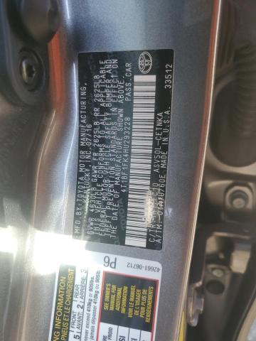 4T1BF1FK4HU293228 Toyota CAMRY LE