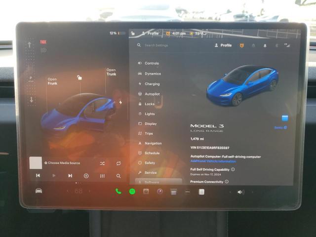 5YJ3E1EA9RF835597 Tesla MODEL 3
