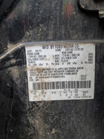2FMPK4AP1FBB97193 Ford EDGE SPORT