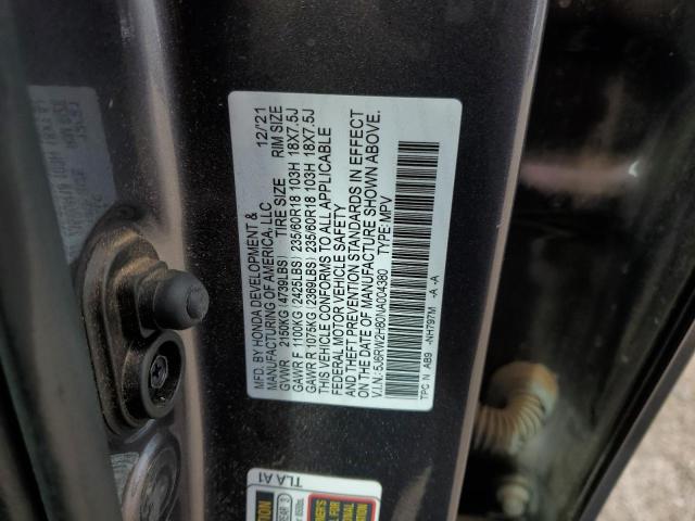 5J6RW2H80NA004380 Honda CR-V EXL