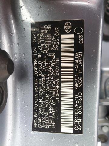 JTDEBRBE6LJ009118 Toyota COROLLA LE