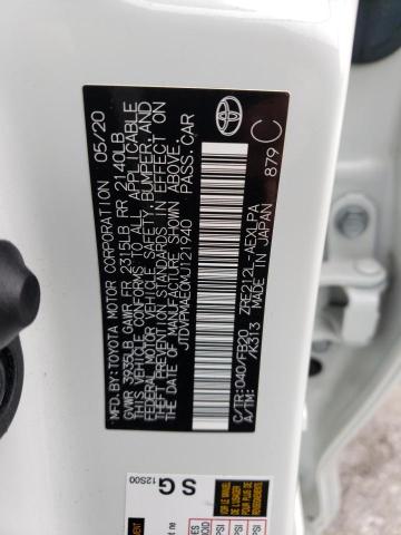JTDVPMAE0MJ121940 Toyota COROLLA LE