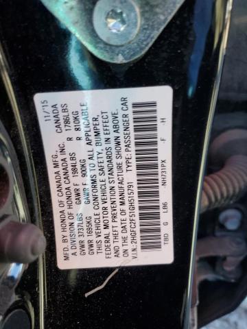 2HGFC2F51GH515791 Honda Civic Lx