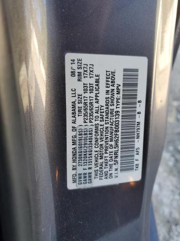 5FNRL5H62FB003139 Honda ODYSSEY EXL