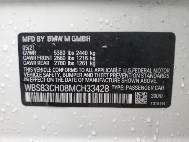 WBS83CH08MCH33428 BMW M5