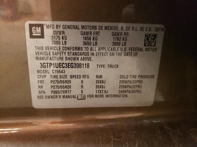3GTP1UEC3EG398118 GMC Sierra C1500 Sle