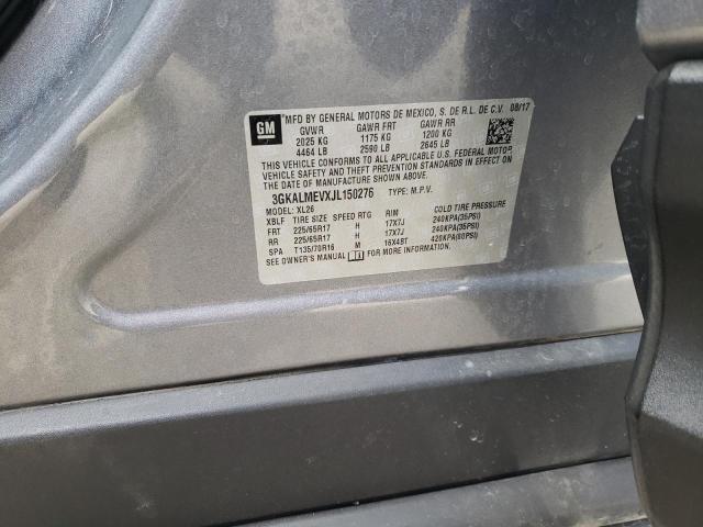 3GKALMEVXJL150276 GMC Terrain Sle