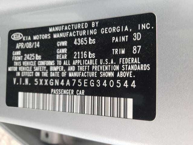 5XXGN4A75EG340544 KIA OPTIMA EX