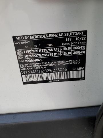 W1N4M4HB0PW275046 Mercedes-Benz Glb 250 4matic
