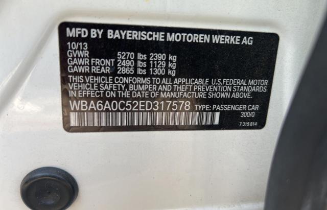 WBA6A0C52ED317578 BMW 640 I Gran Coupe