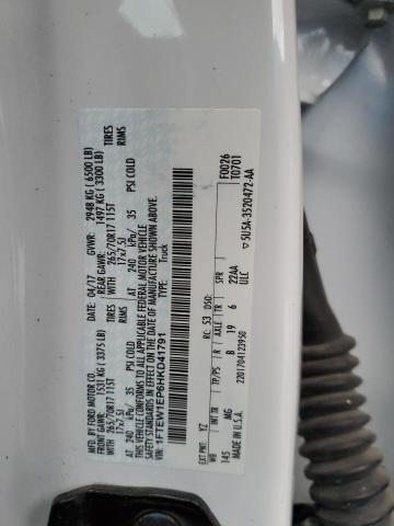 1FTEW1EP6HKD41791 Ford F150 Supercrew