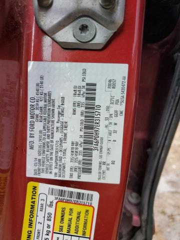 3FA6P0H97ER315710 Ford FUSION SE