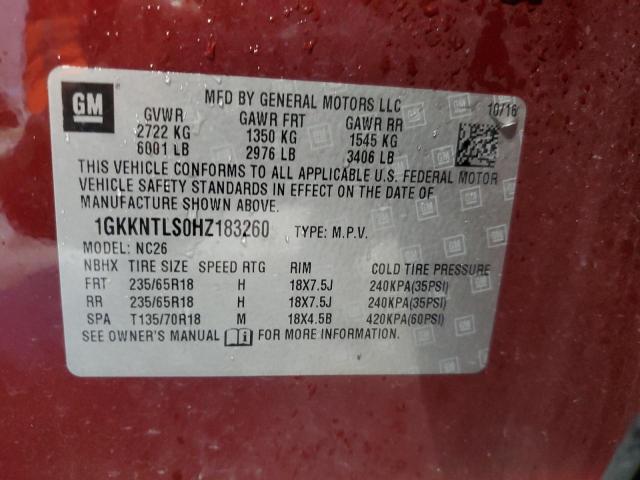 1GKKNTLS0HZ183260 GMC Acadia All Terrain