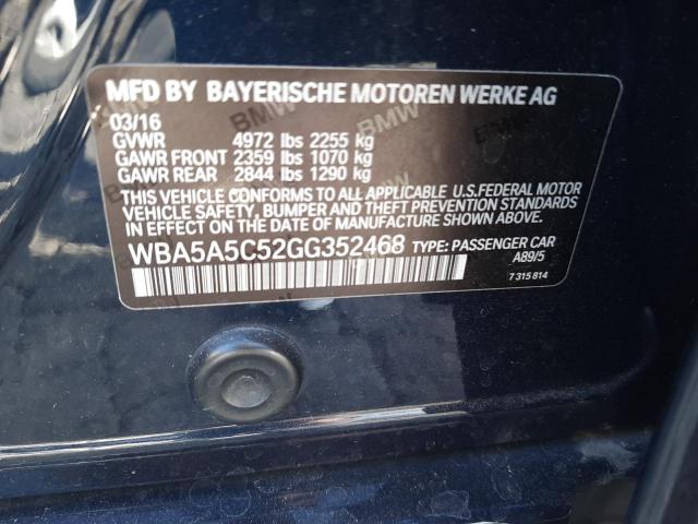 WBA5A5C52GG352468 BMW 528 I