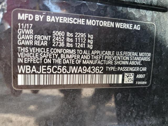WBAJE5C56JWA94362 BMW 540 I